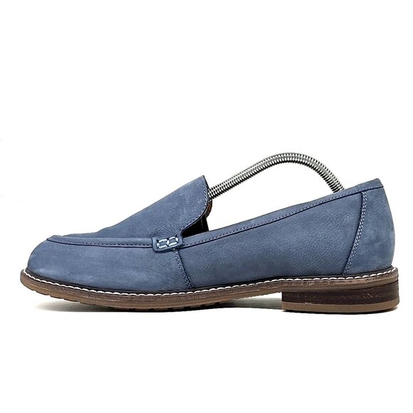 Easy Spirit Jaylin Blue Leather Slip-On Comfort Loafers Shoes Women’s Size 11W - Picture 6 of 12